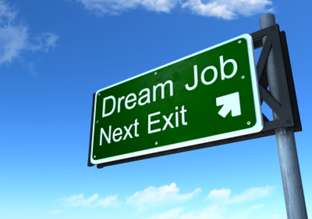 dream job sign